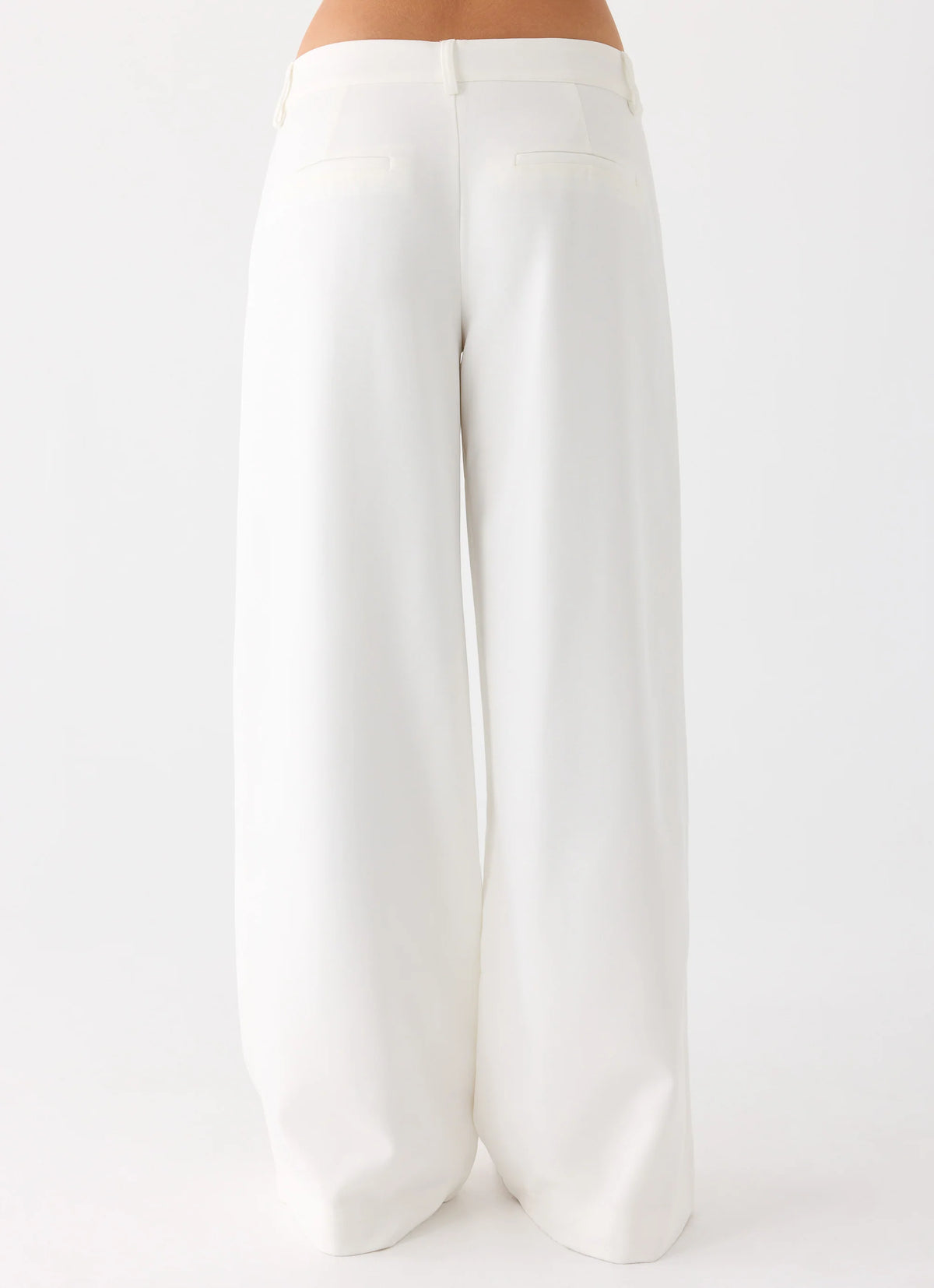 Samuel Low Rise Suiting Pants - White