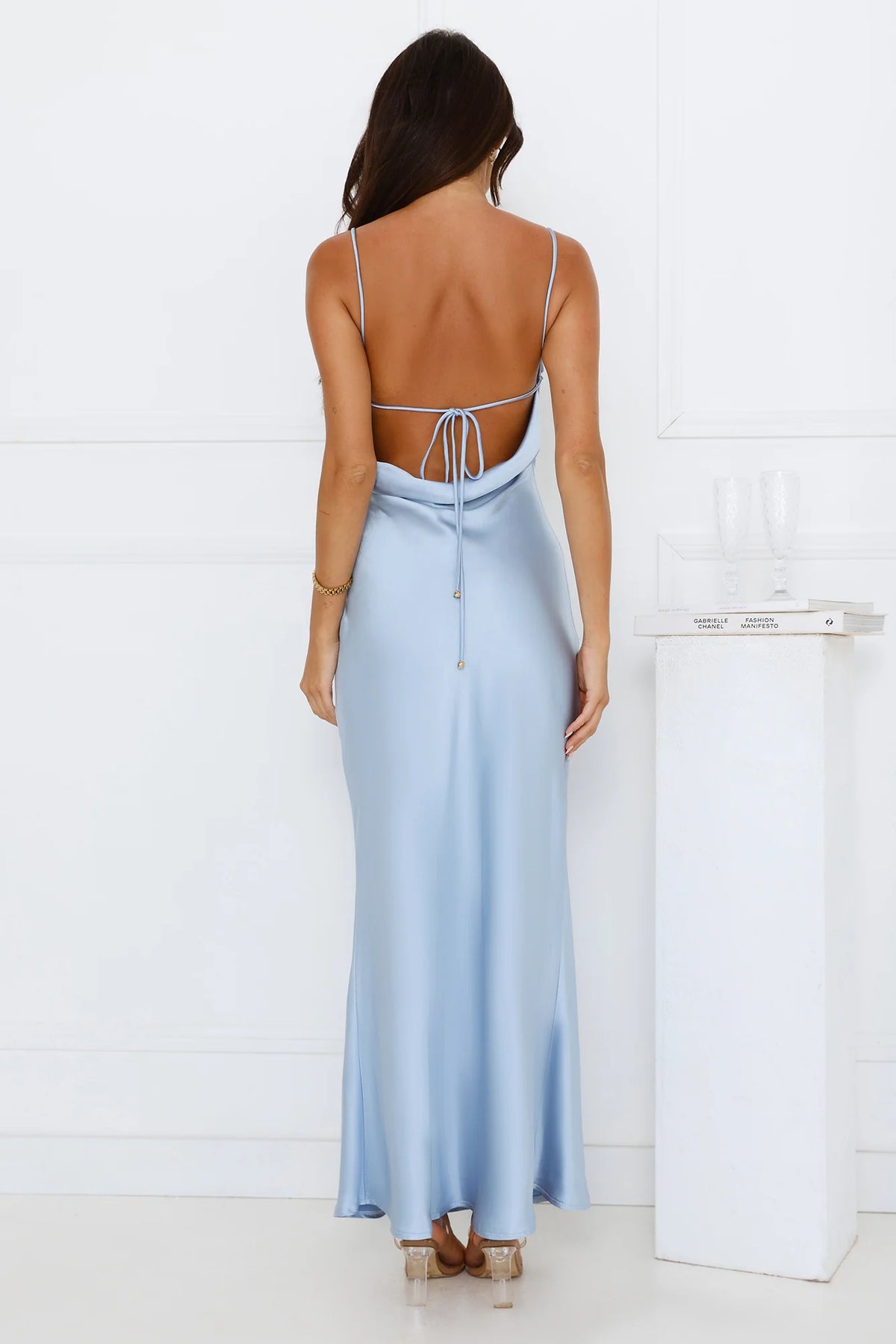 Ultimate Style Satin Maxi Dress Green