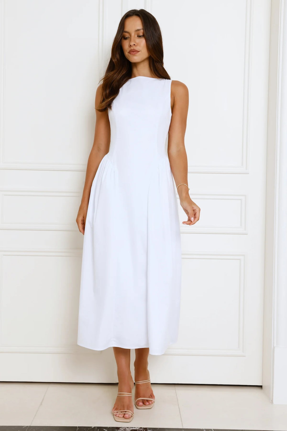 Style Spectacular Midi Dress Orange