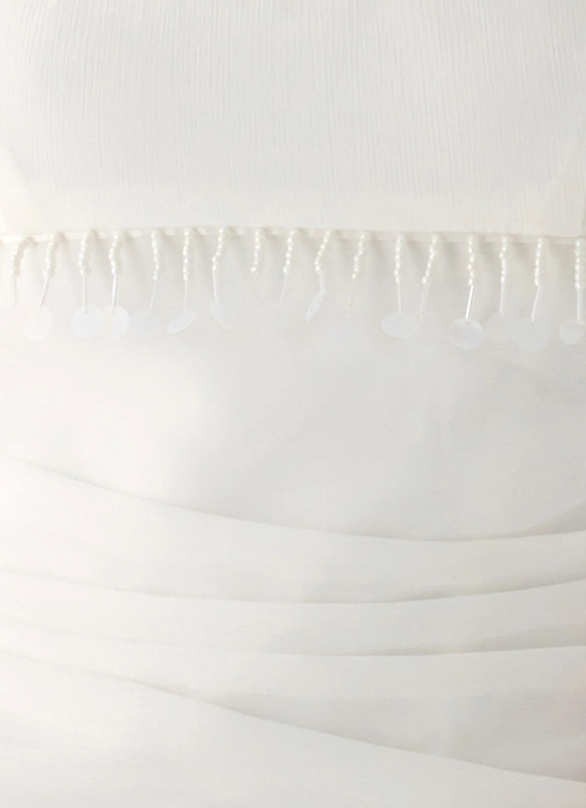 Perfect Celebrity Beaded Top - White