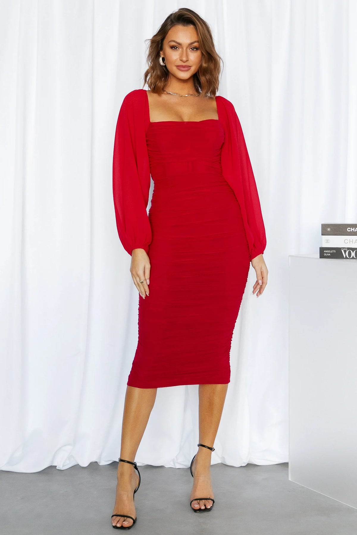 Brooklyn Love Midi Dress Black