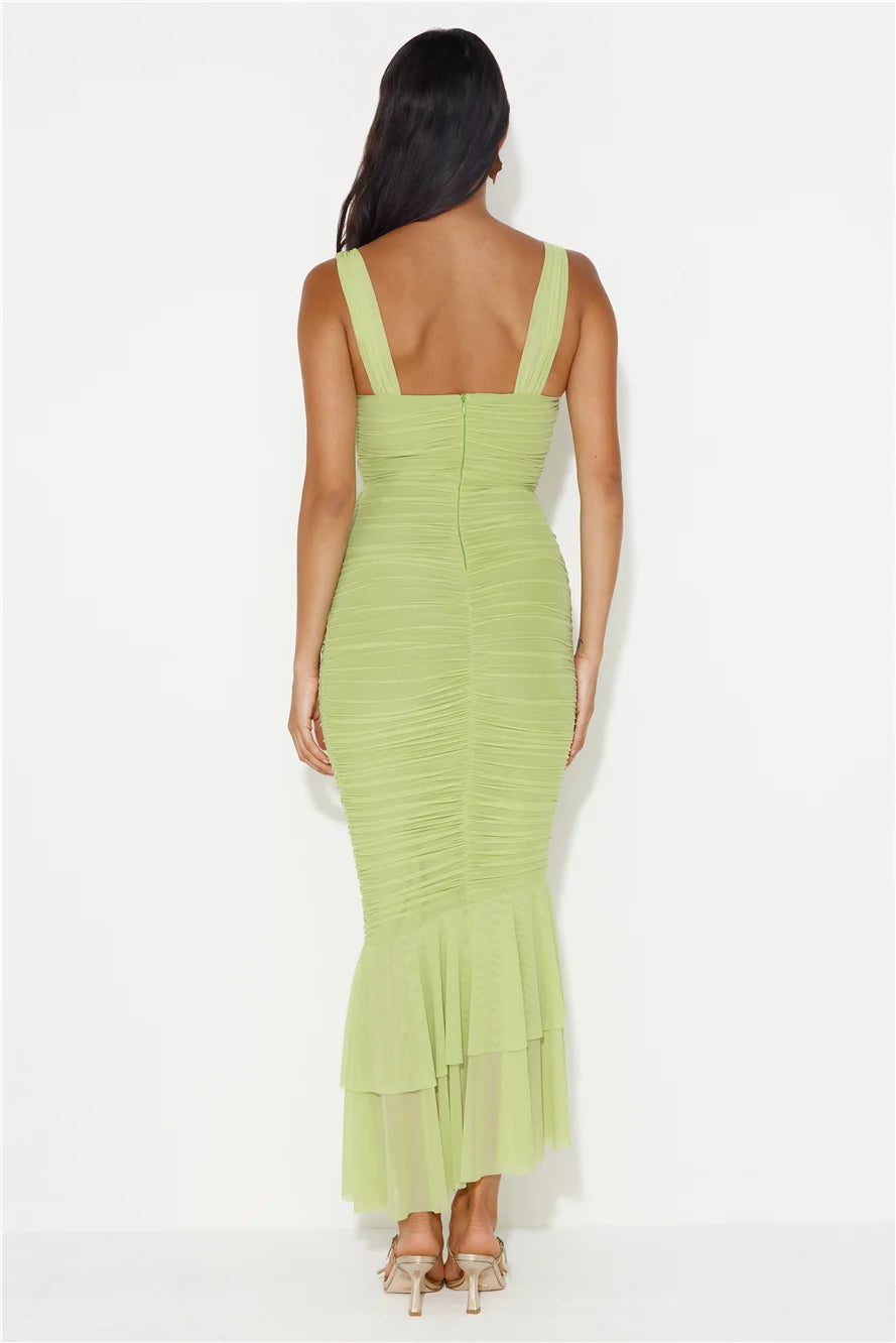 Party Pal Midi Dress Blue