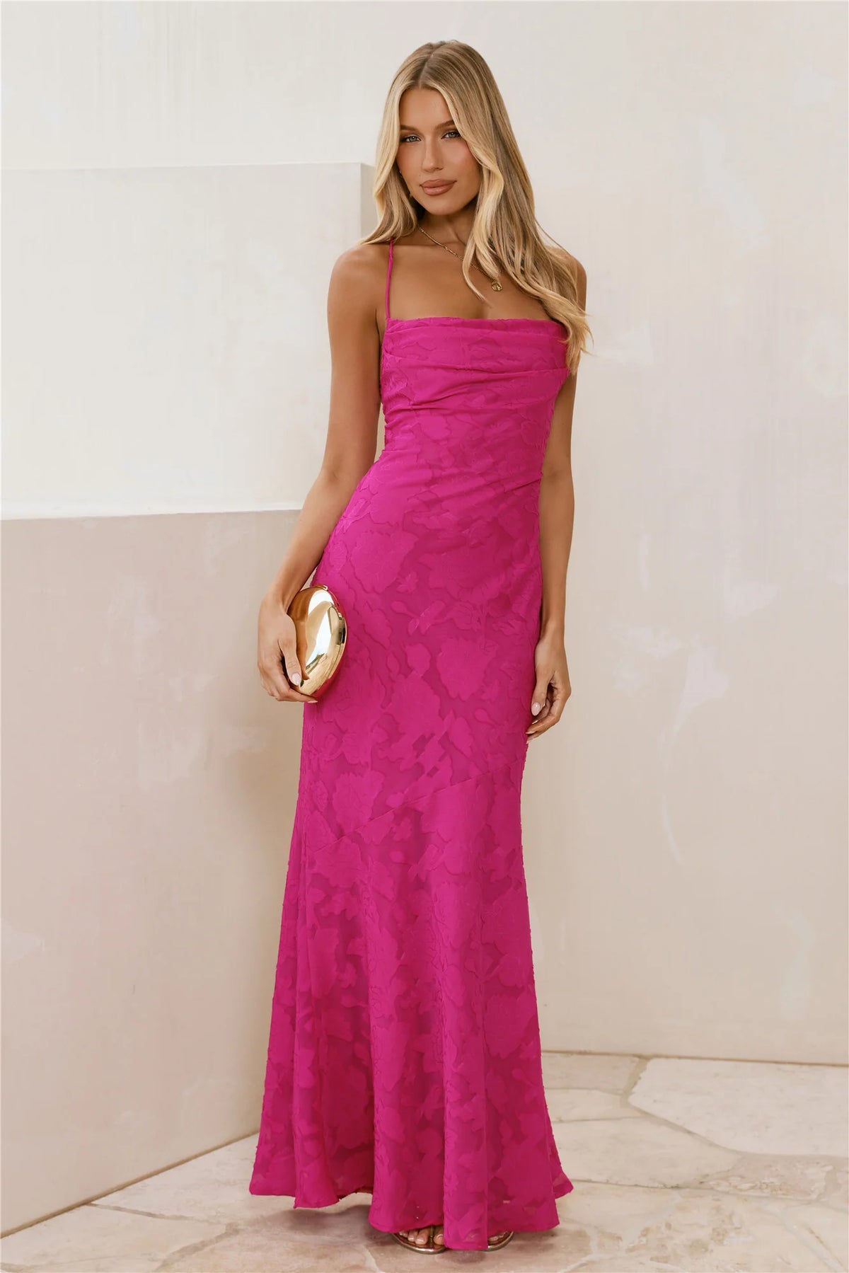 Bridge To Wonderland Maxi Dress Pink