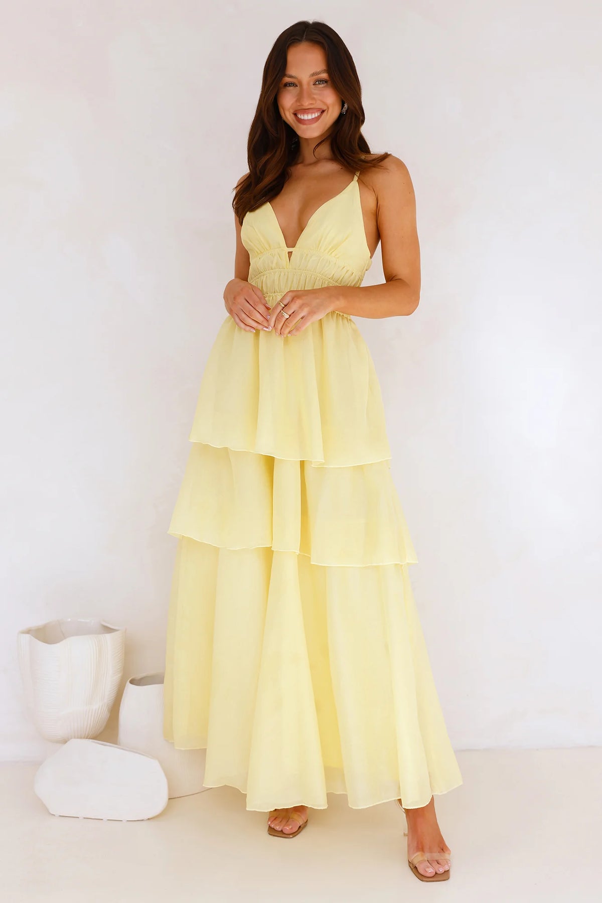 One True Love Maxi Dress Blue