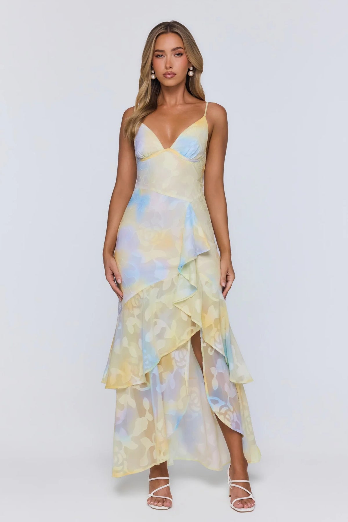 Hidden Sun Maxi Dress Yellow