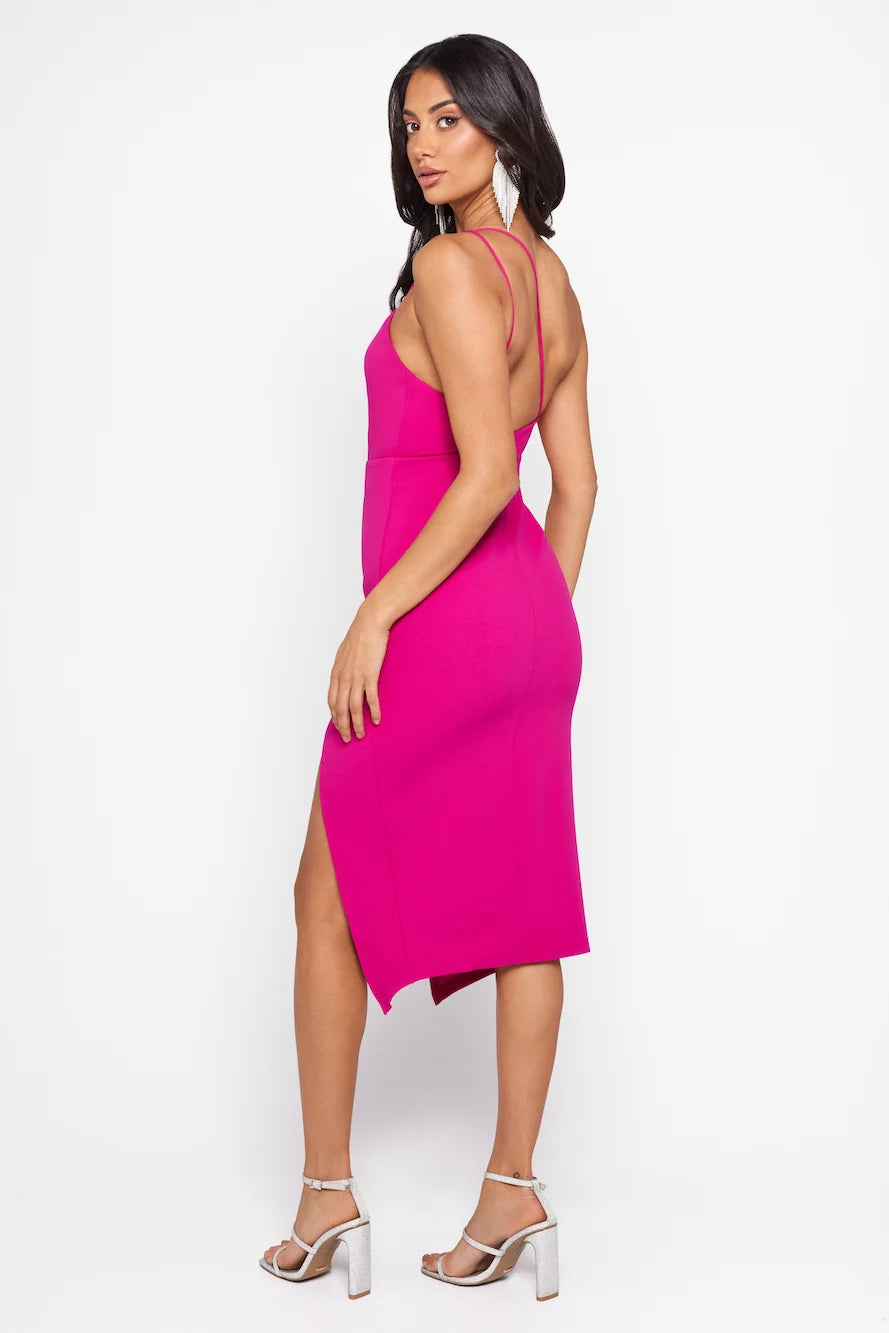 HELLO MOLLY The World Is Yours Midi Dress Lilac