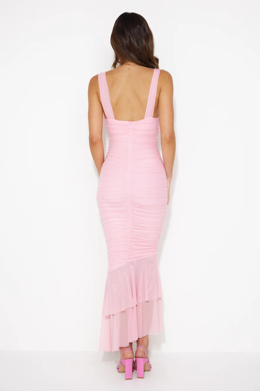 Party Pal Midi Dress Blue
