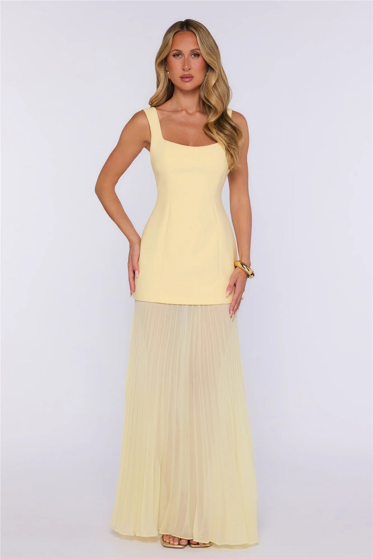 Soft Romance Maxi Dress Light Blue