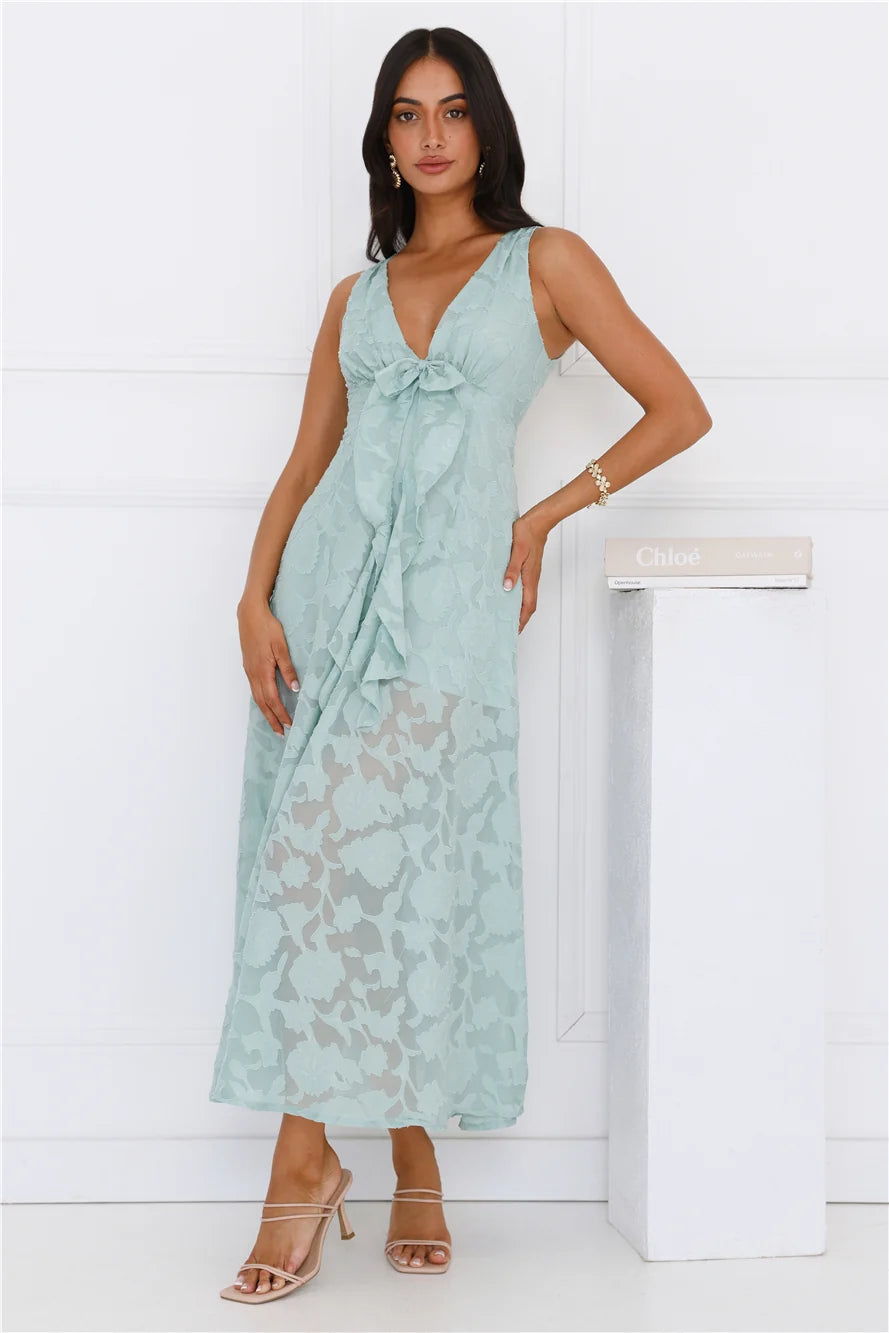 Art Of Girls Maxi Dress Pink