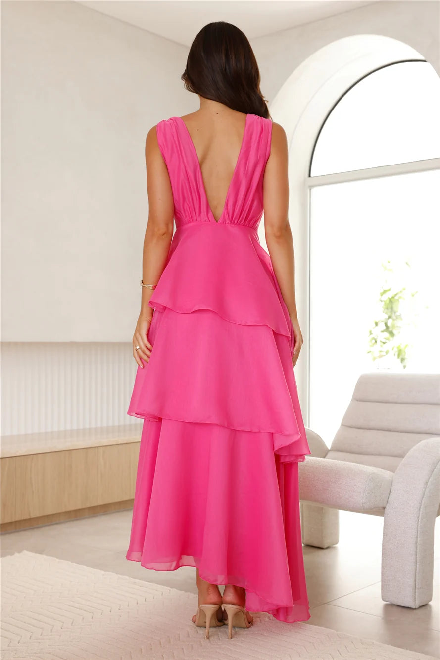 Fashion Zone Maxi Dress Aqua