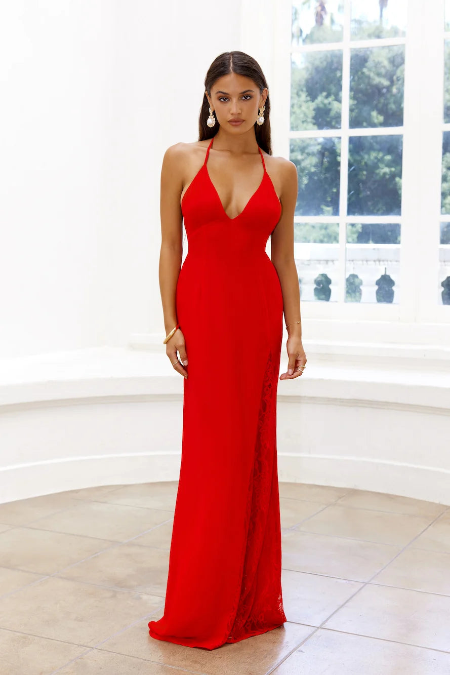 Where Sparks Fly Maxi Dress Black