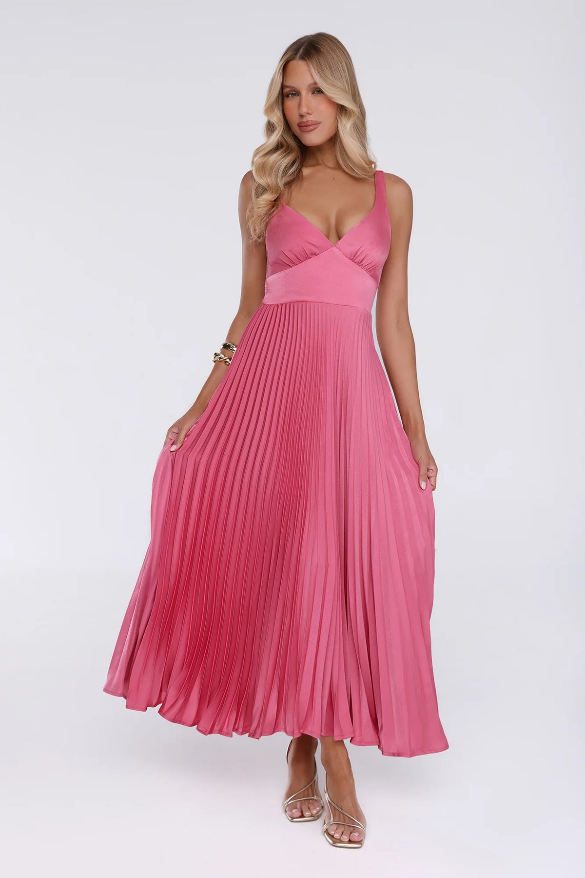Dazzling Opulence Maxi Dress Red