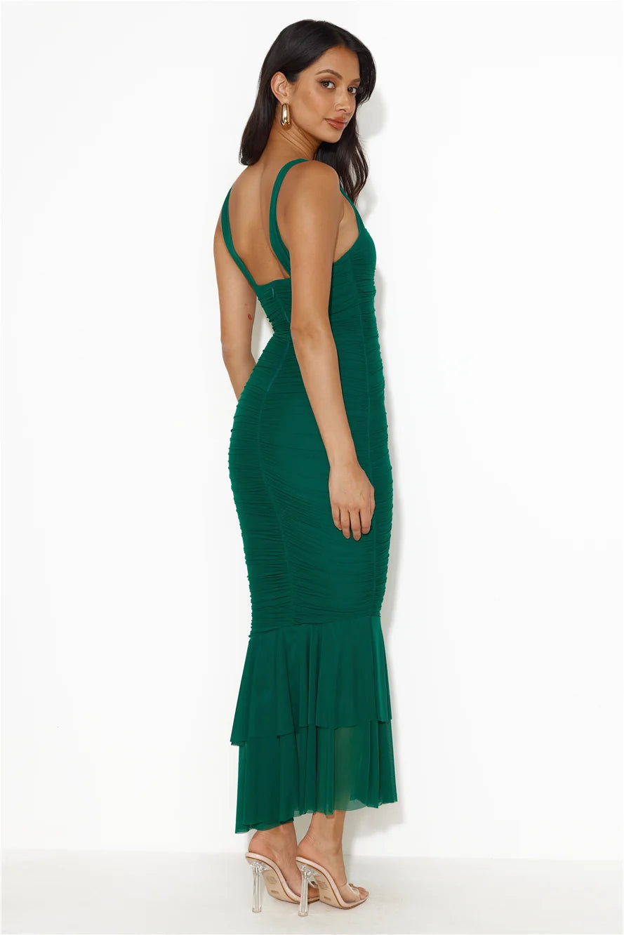 Party Pal Midi Dress Blue