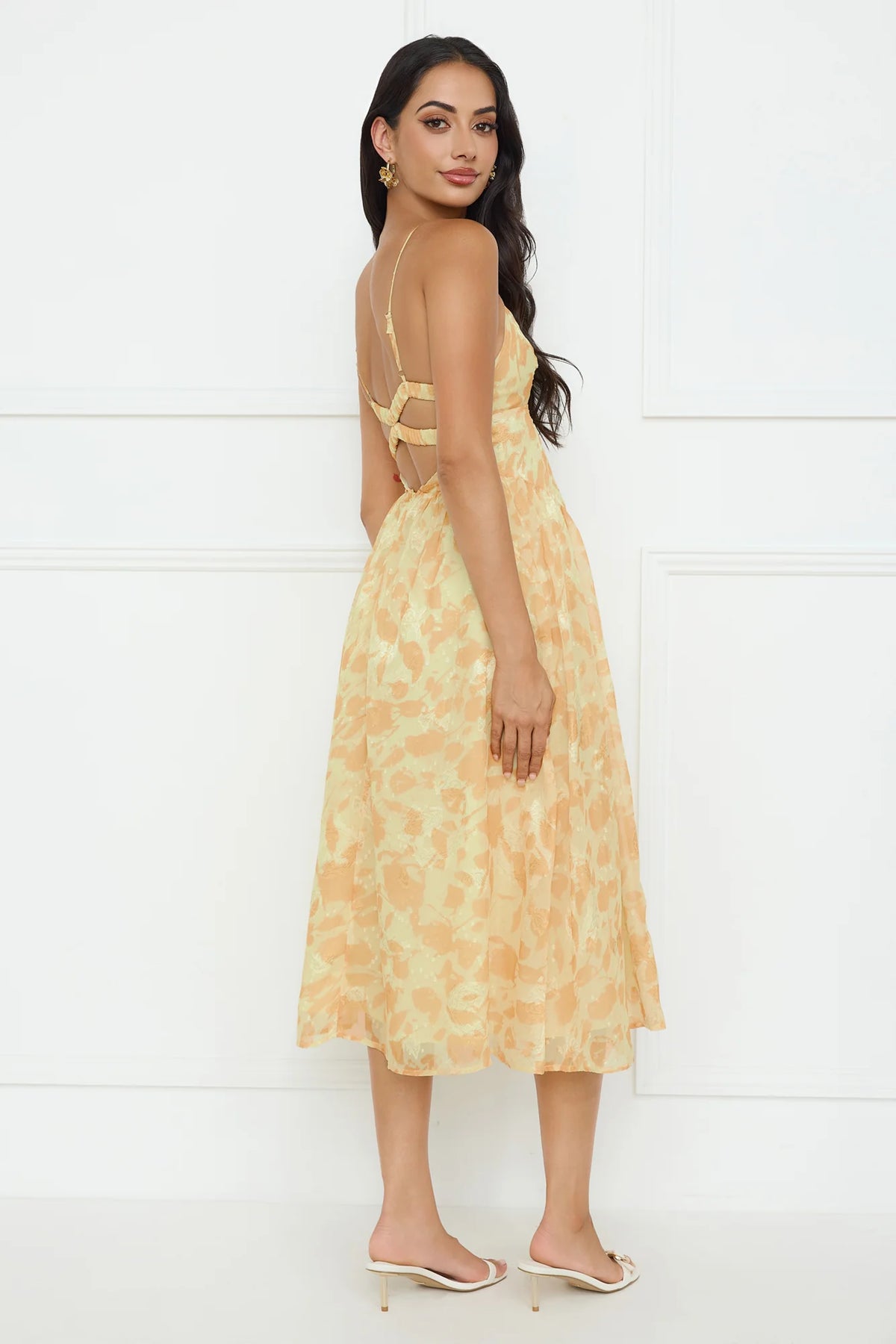 Fresh Nectar Midi Dress Blue
