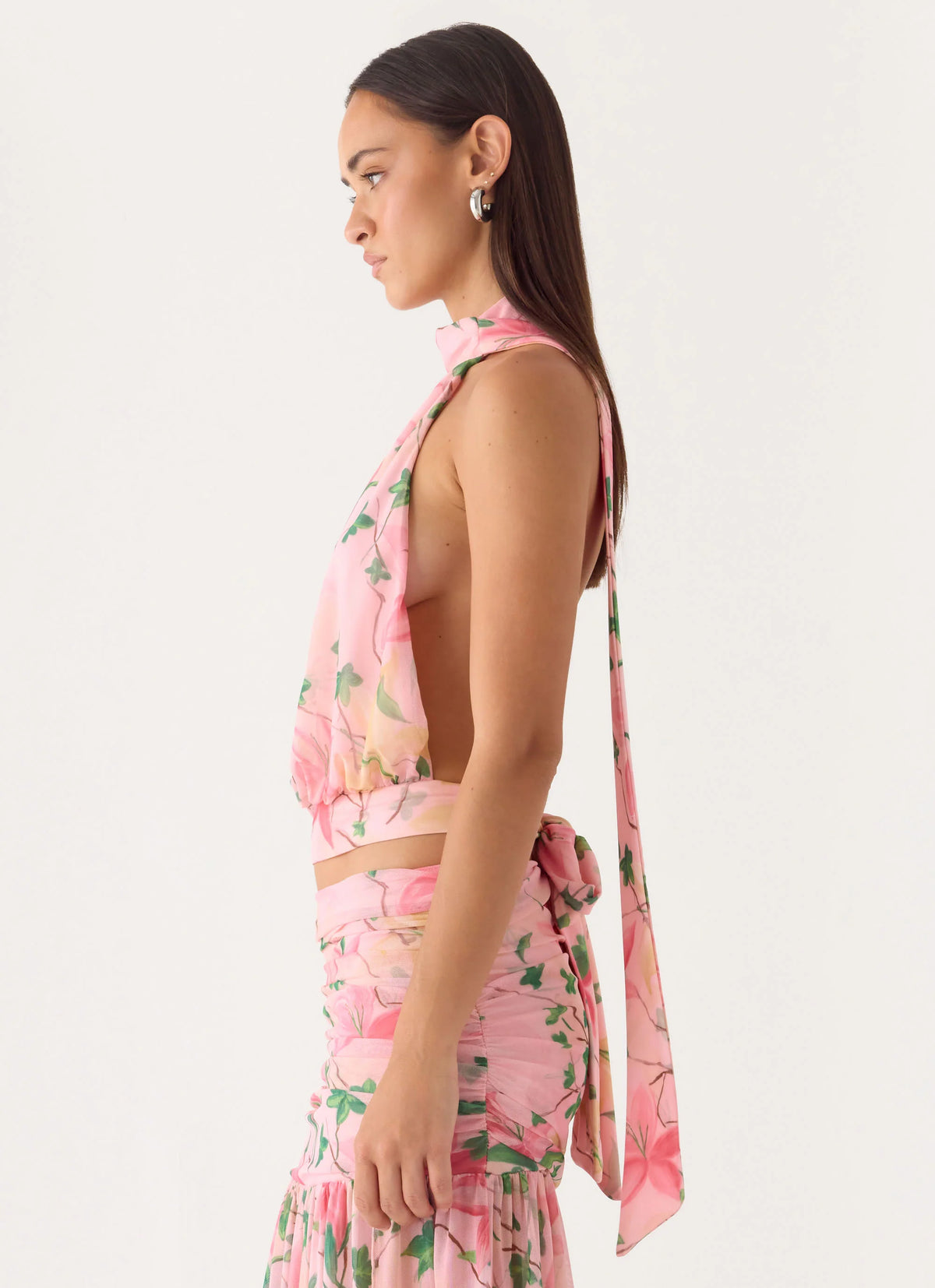 Cantrall Halter Top - Blooming Spring