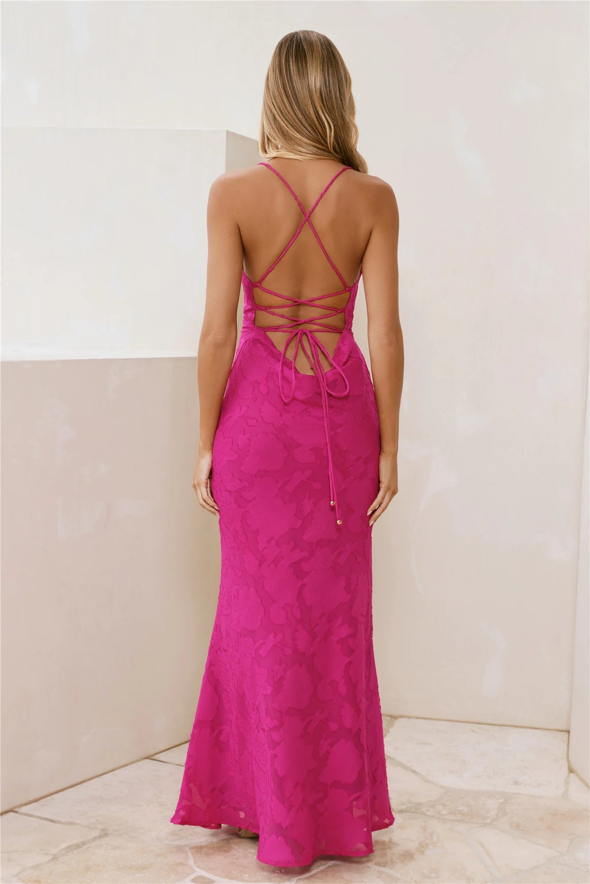 Bridge To Wonderland Maxi Dress Pink