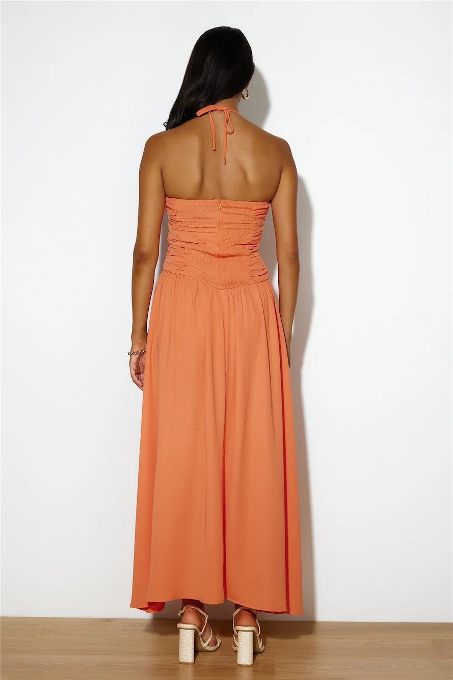 Go Back In Time Midi Dress Green