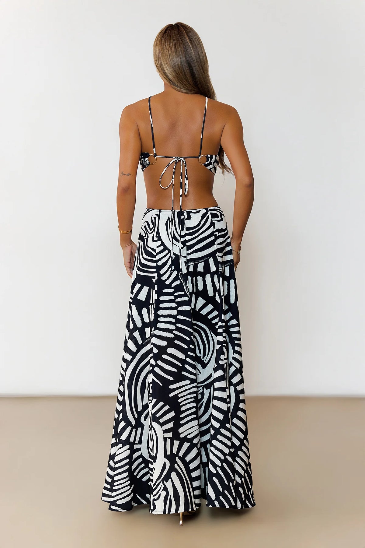 Sass After Sunset Maxi Dress Black