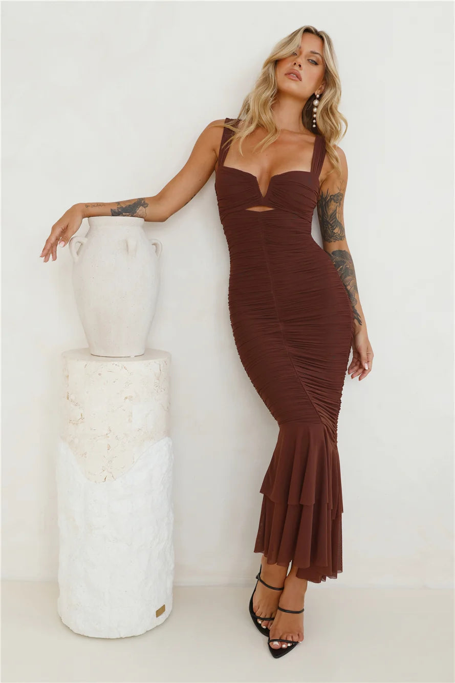 Party Pal Midi Dress Blue