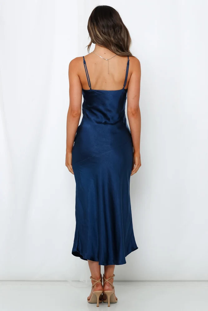 Asking For A Friend Midi Dress Fuchsia