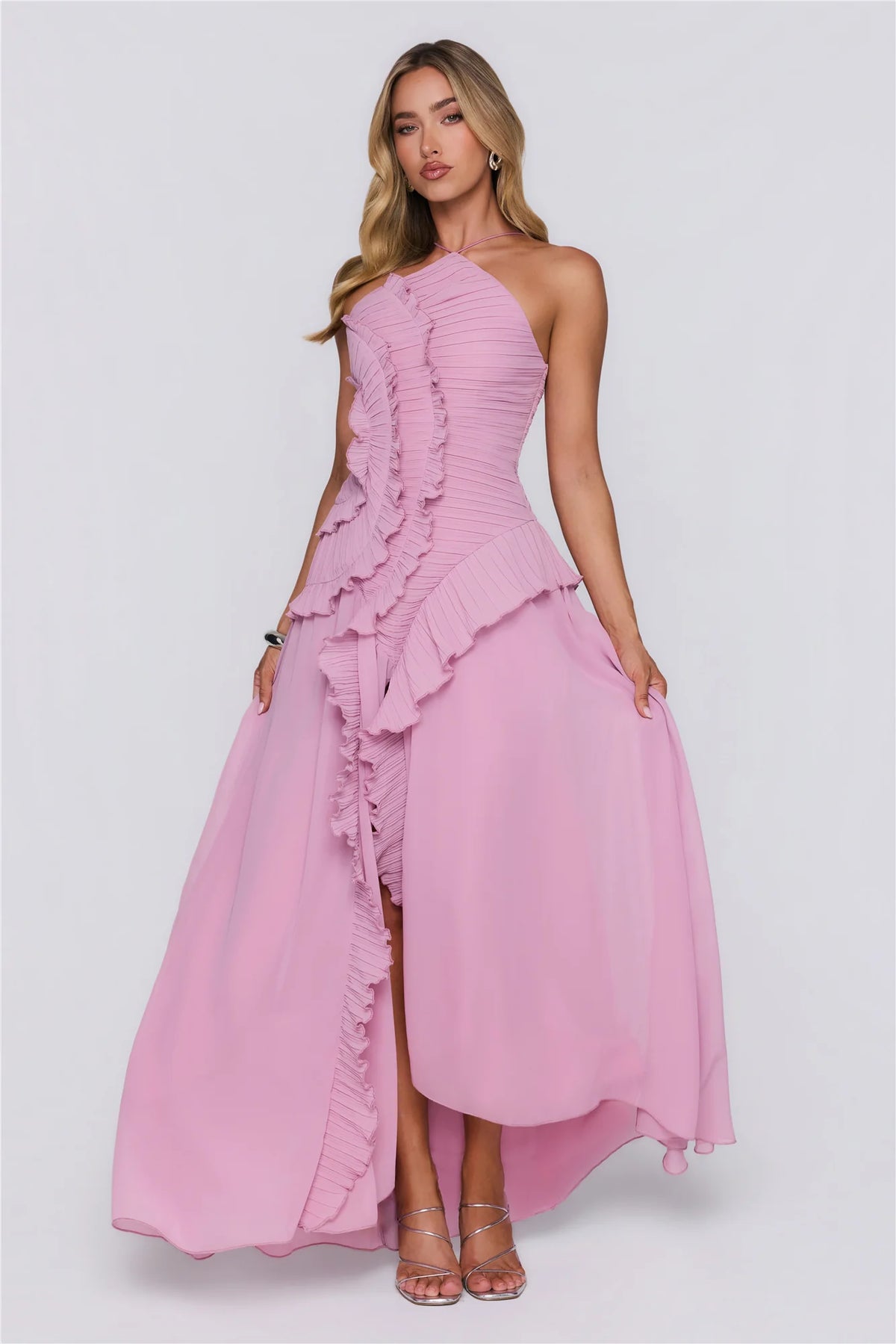 Beyond Style Maxi Dress Ecru