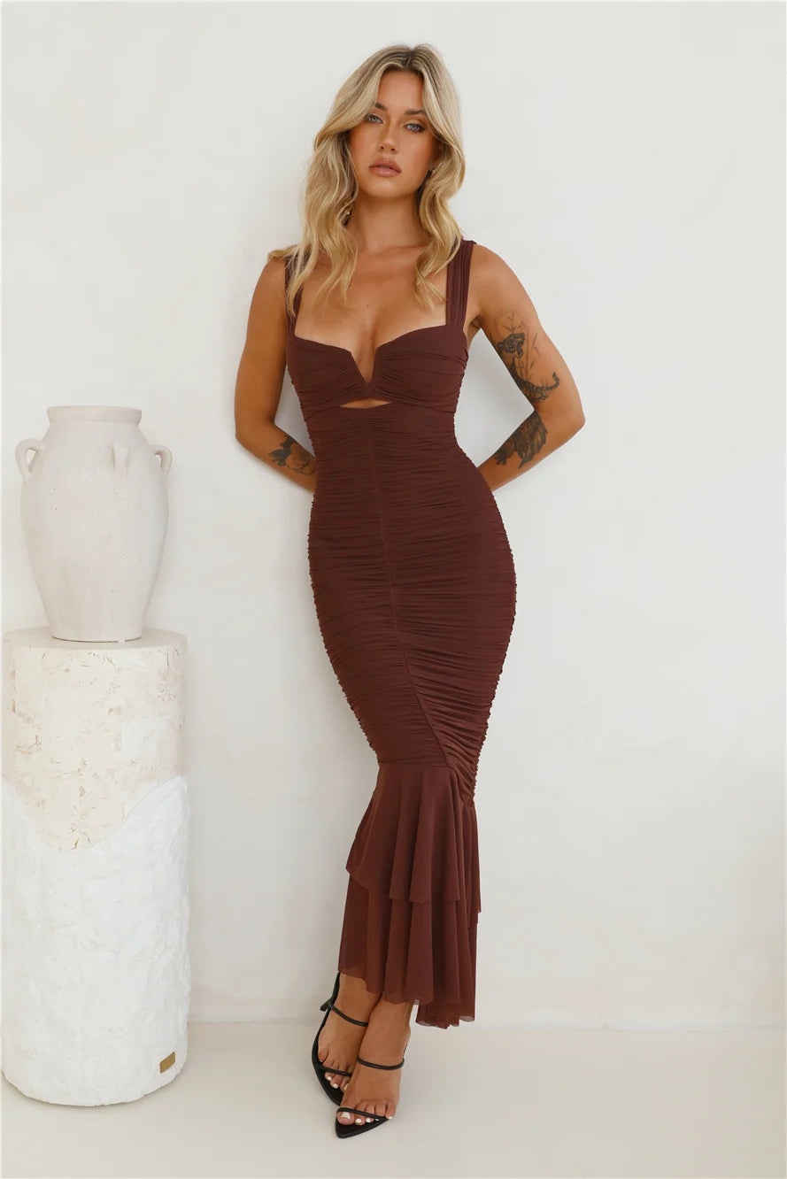 Party Pal Midi Dress Blue
