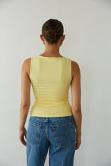 Rylee Ruched Boat Neck Top