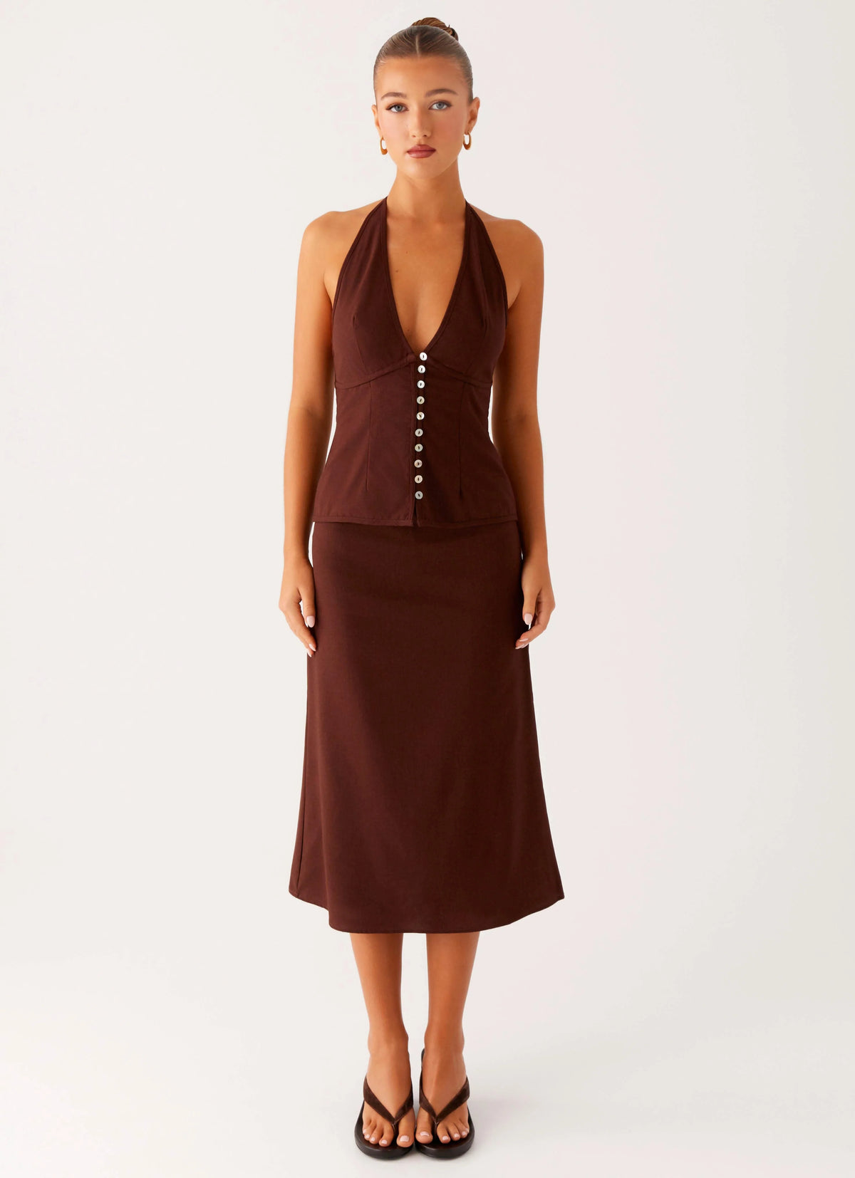 Esther Top - Chocolate
