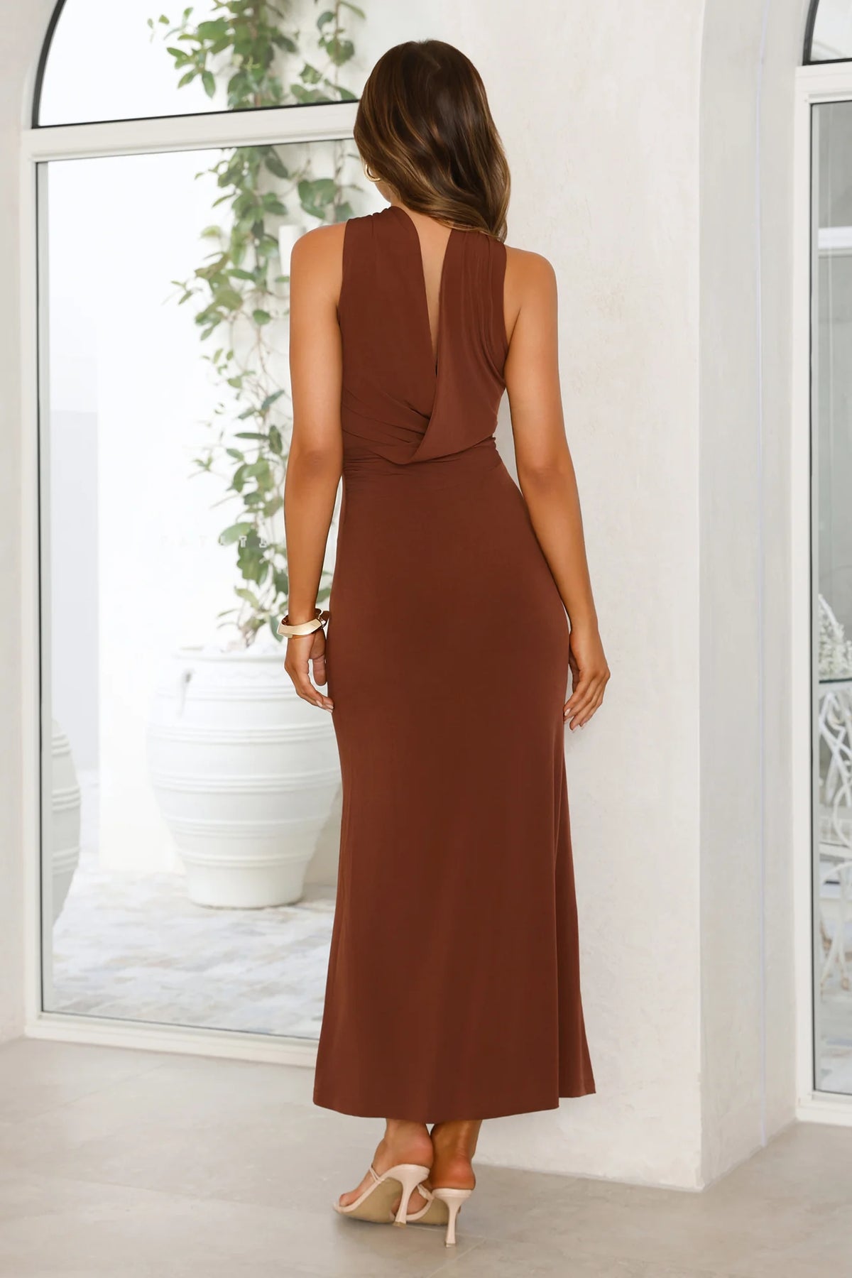 Starlight Serenade Maxi Dress Grey