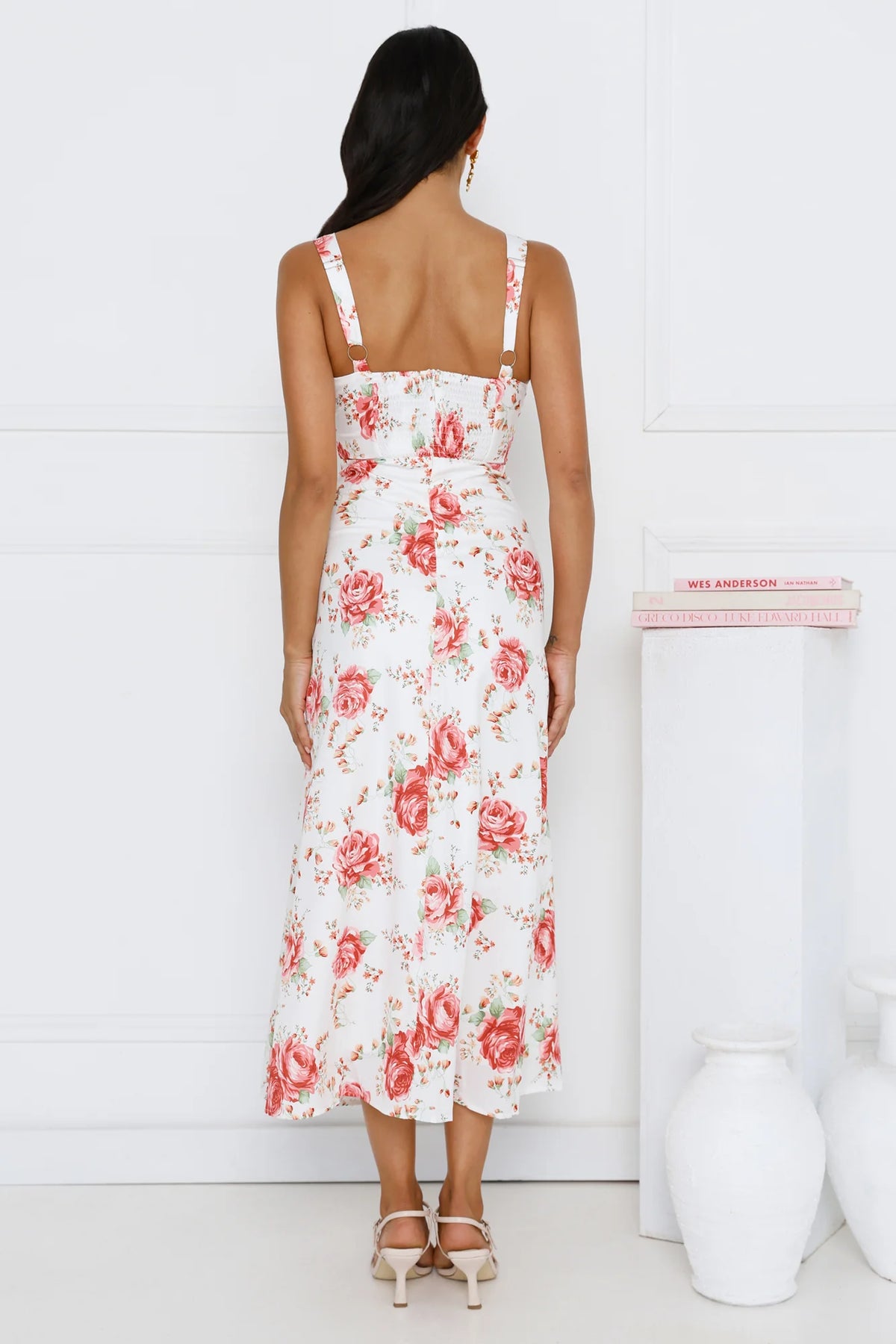 Luxe Dreamscape Midi Dress Blue