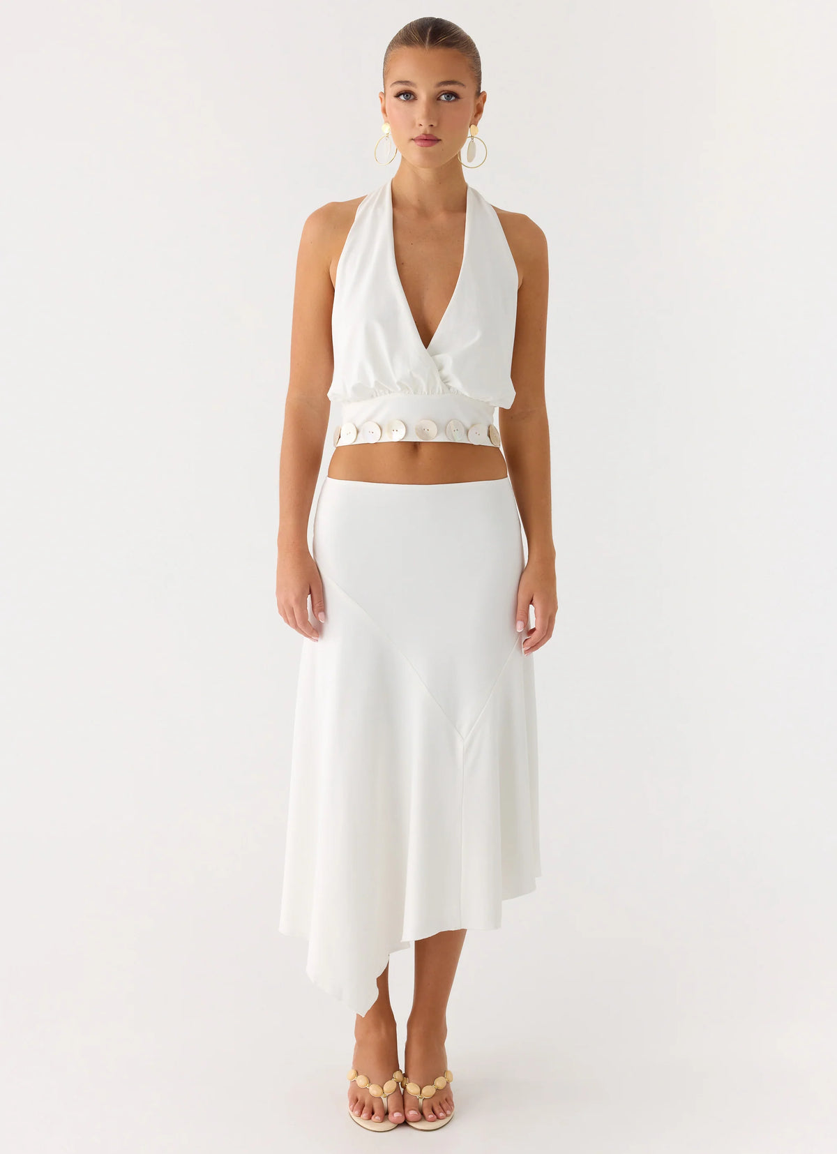 Ignite It Button Top - White