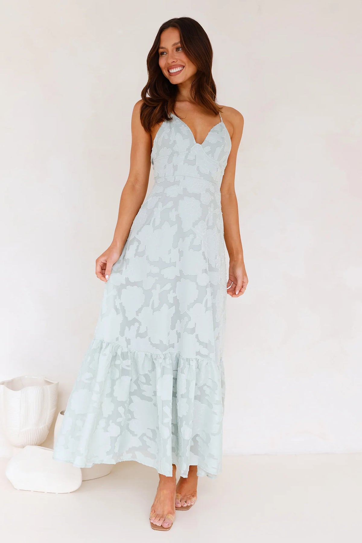 Elara Maxi Dress Blue