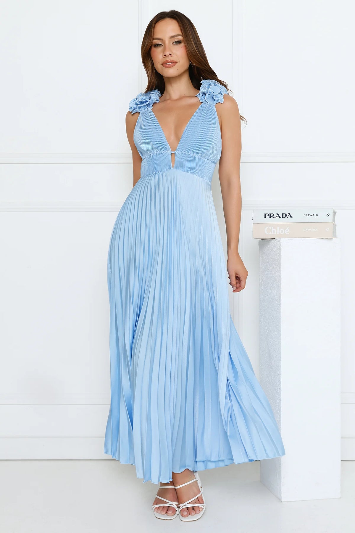 Something Special Satin Midi Dress Sage