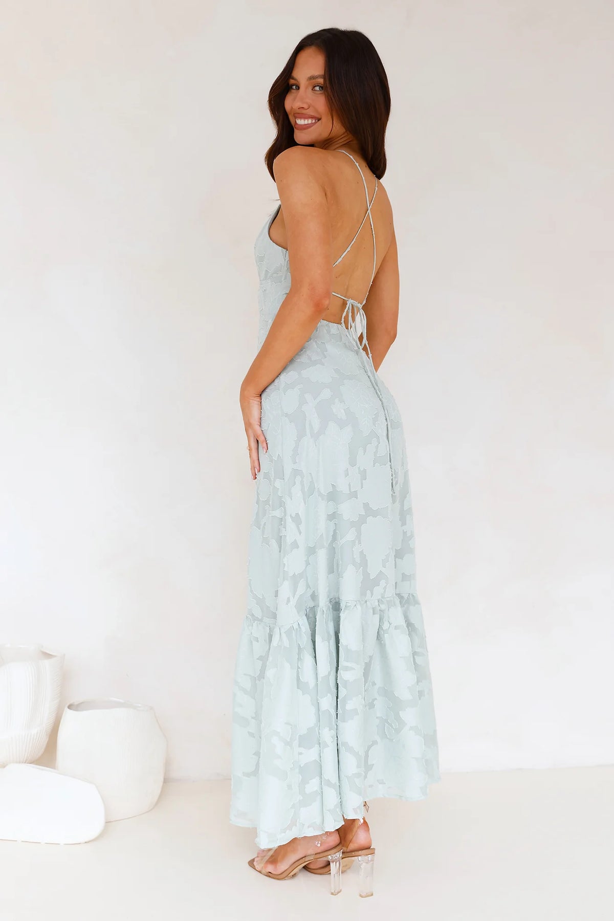 Elara Maxi Dress Blue