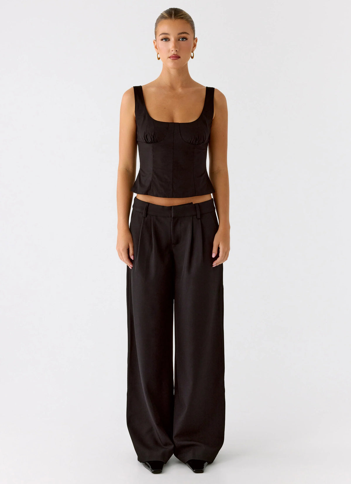 Samuel Low Rise Suiting Pants - Black