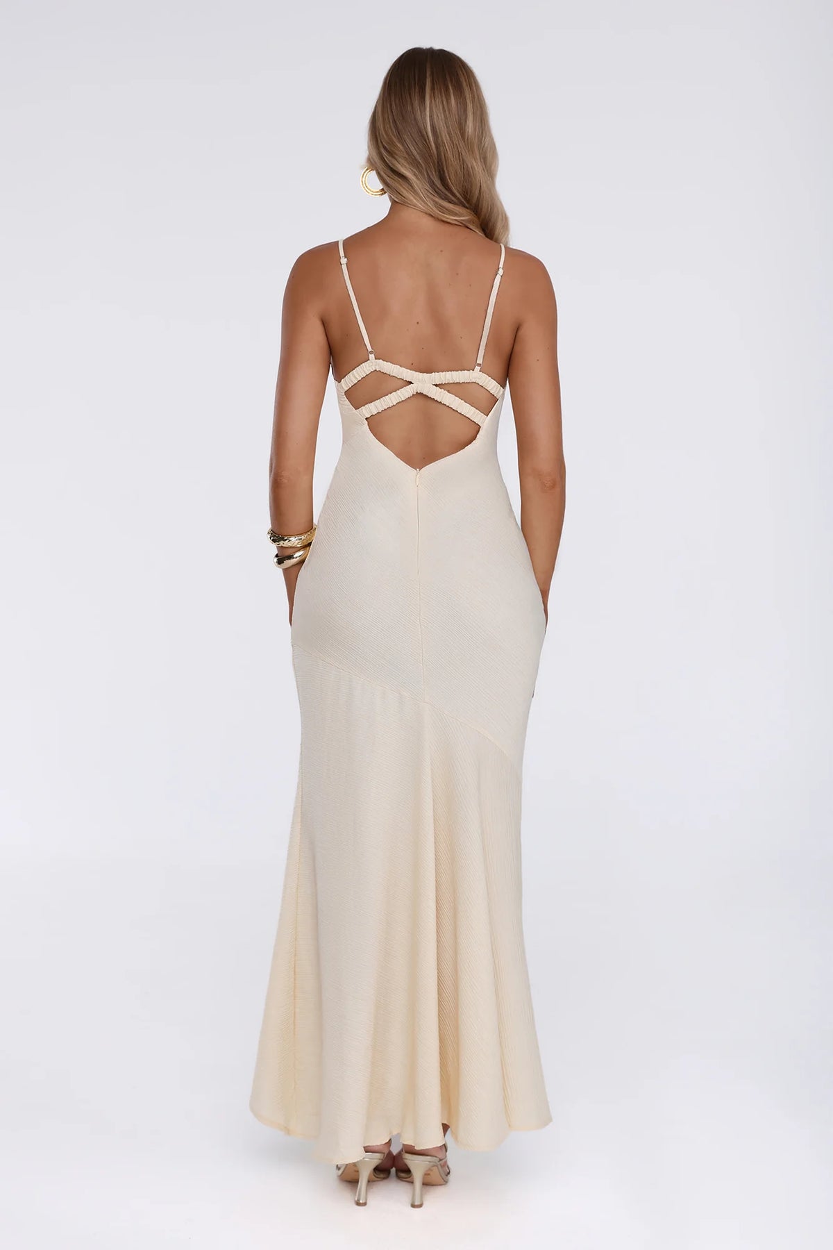 Enchanted Glow Maxi Dress Blue