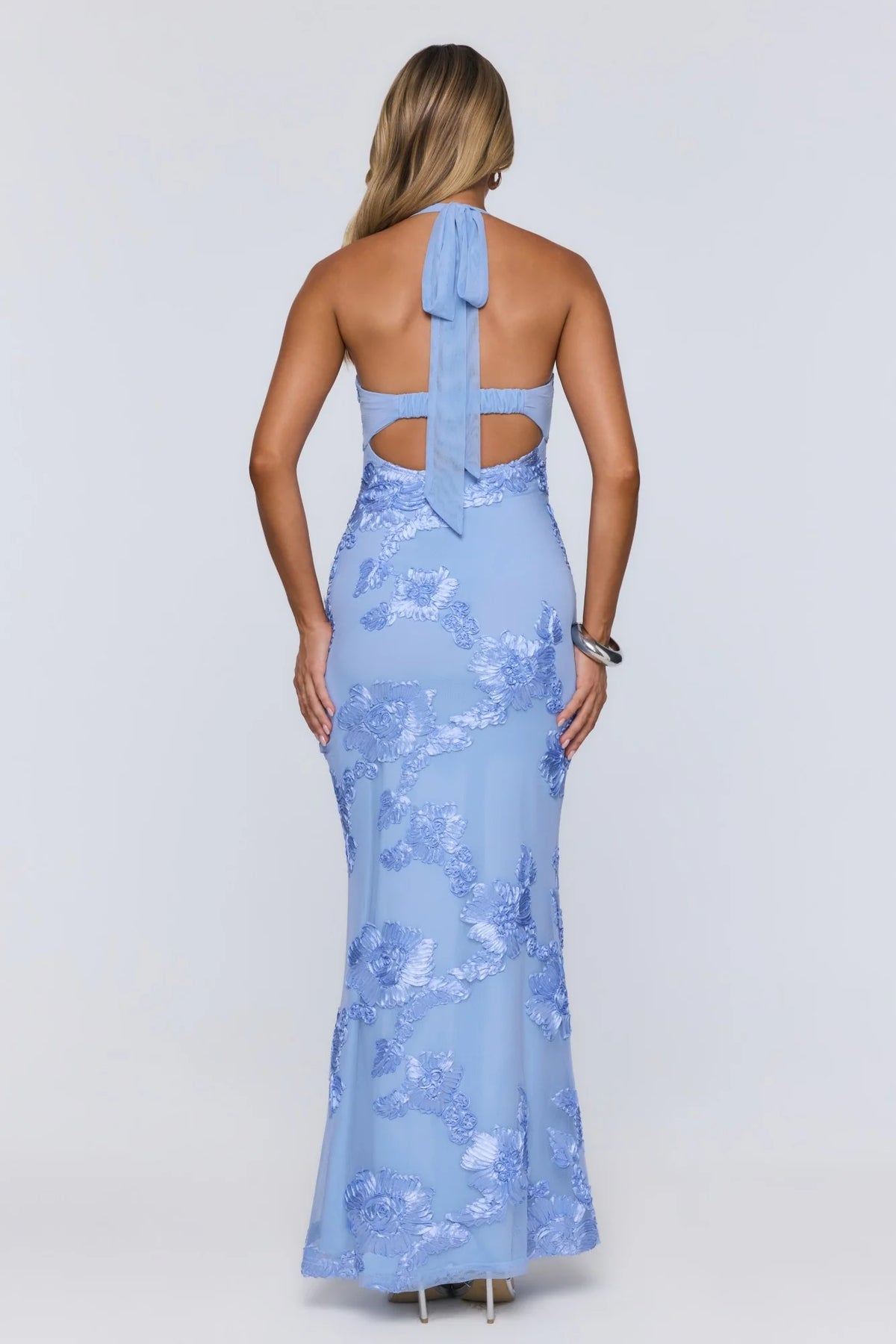 Love Muse Halter Maxi Dress Yellow