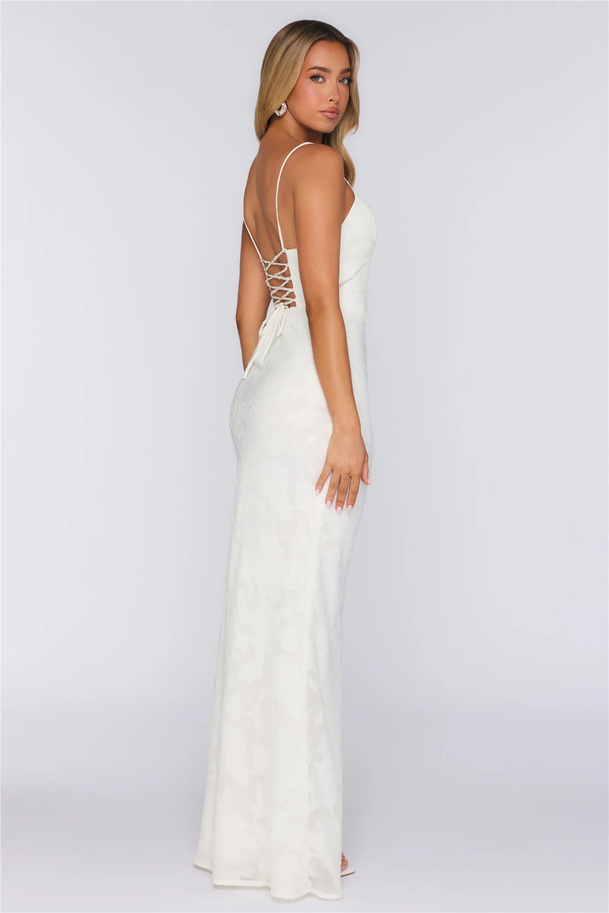 Sunset Current Maxi Dress Cream