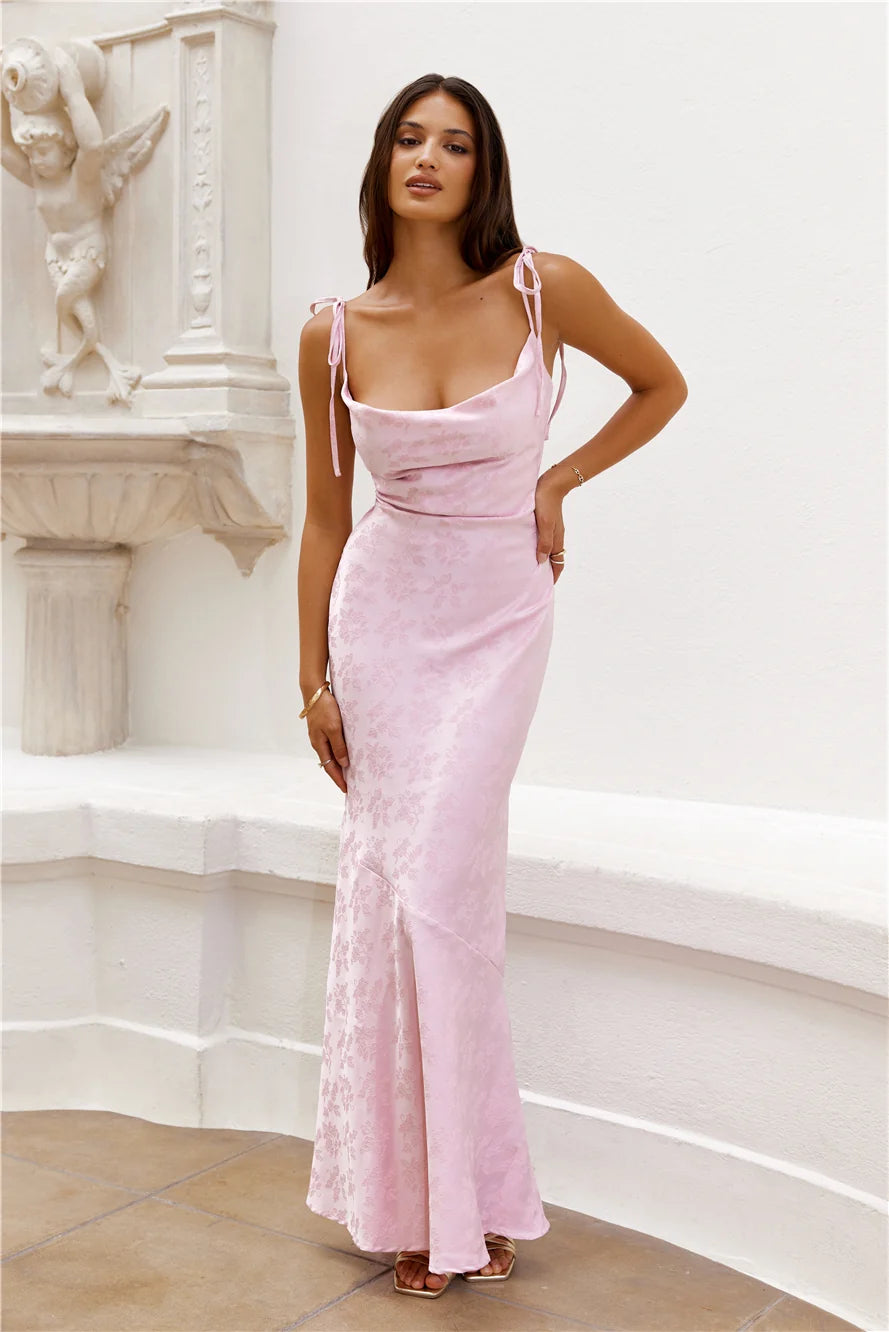 Sophisticated City Maxi Dress Pink
