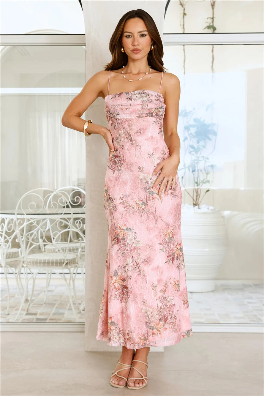Hot Swoon Maxi Dress Blue