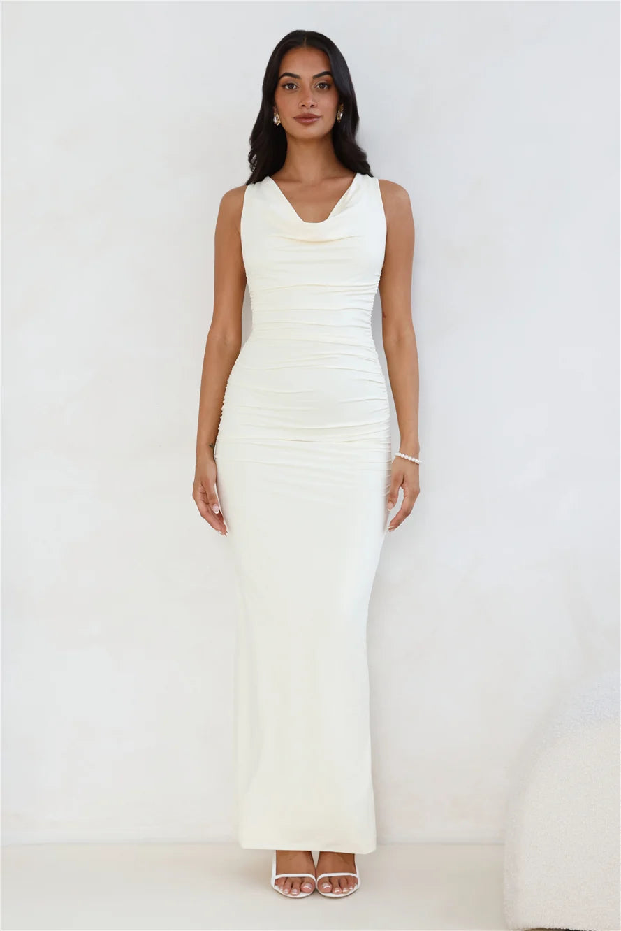 Elise Maxi Dress Brown