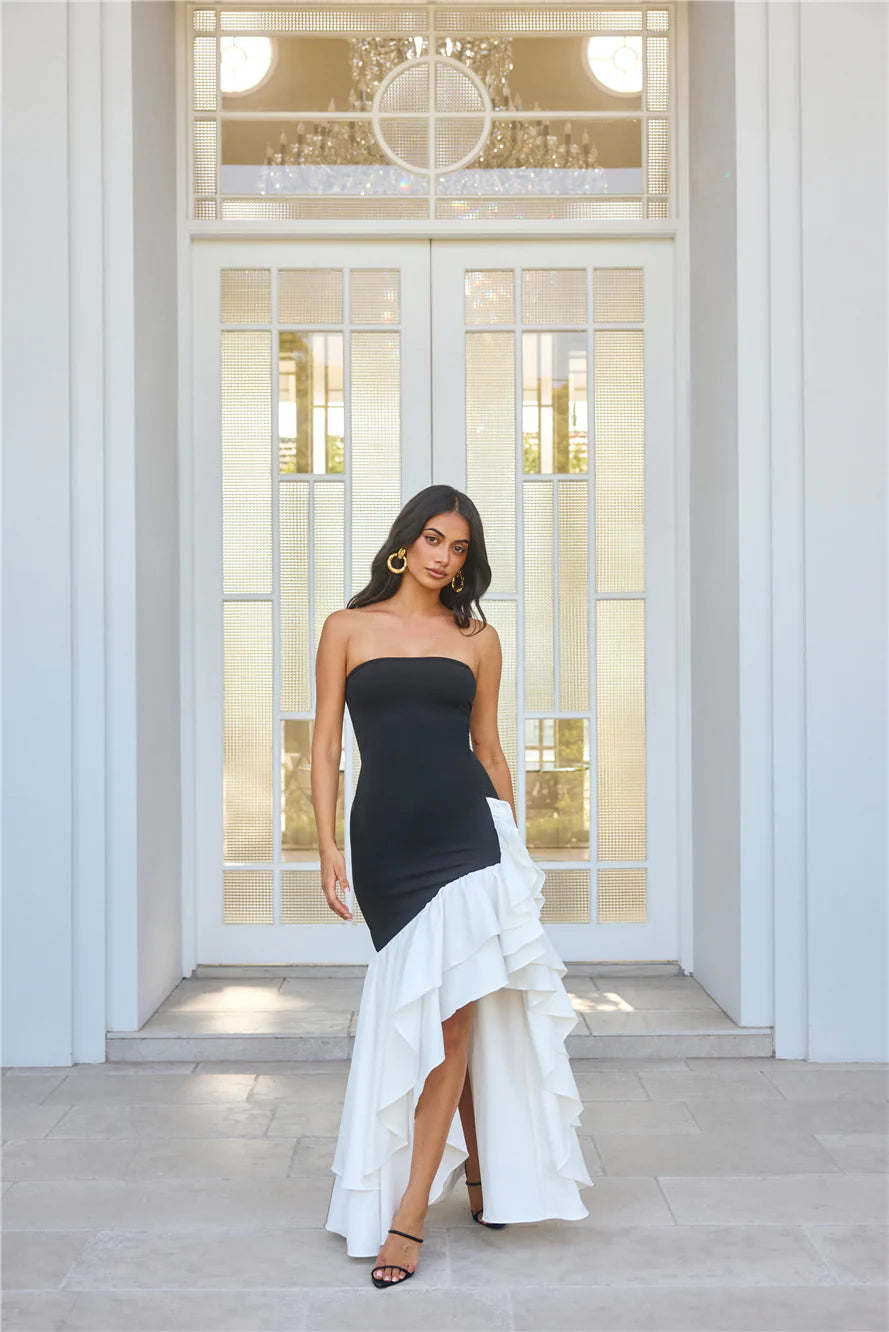 Extravagant Events Strapless Maxi Dress Pink