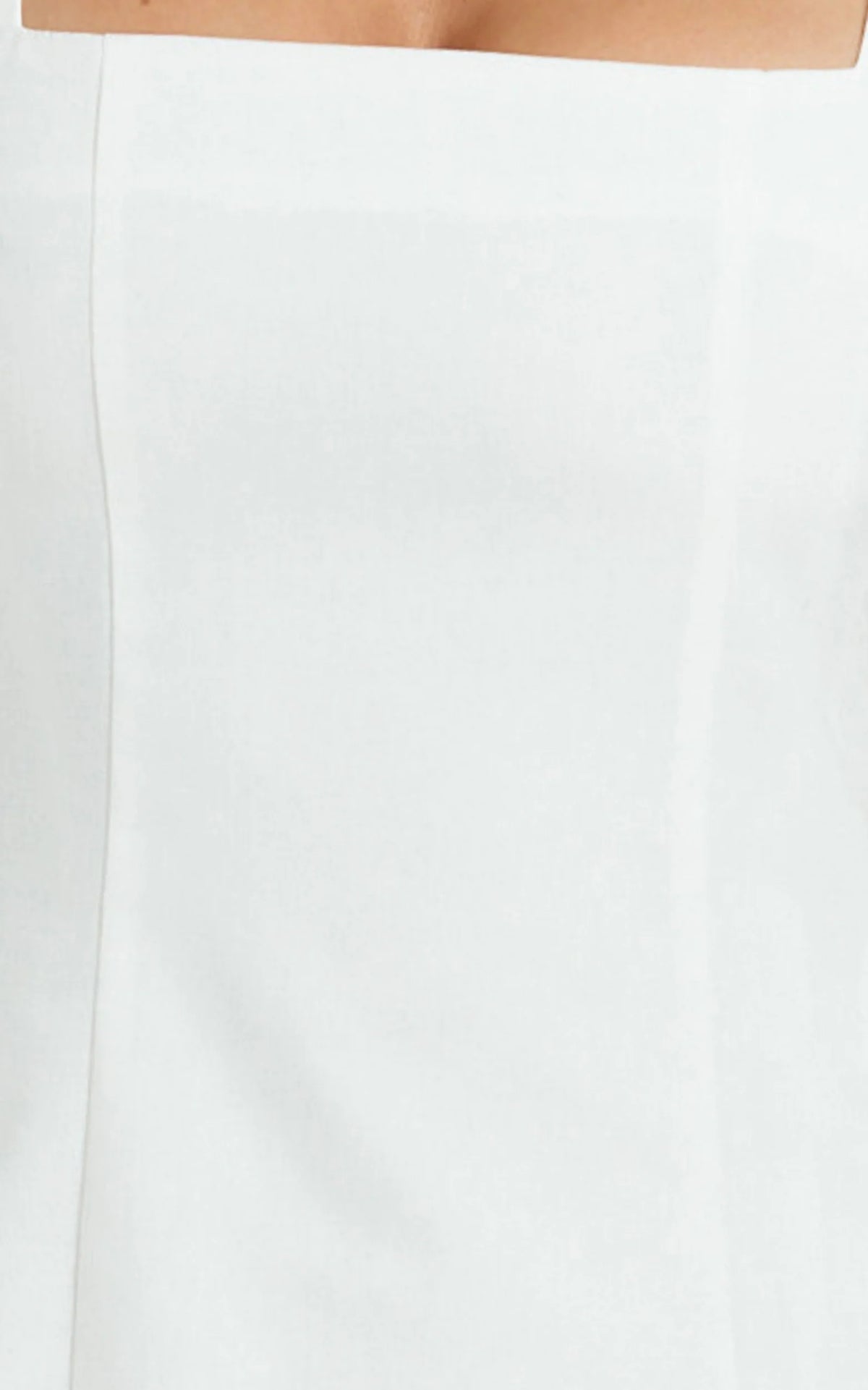 Adiana Mini Dress - Linen Square Neck Shirred Back A Line Dress in Pink