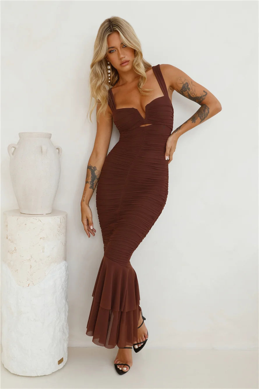 Party Pal Midi Dress Blue