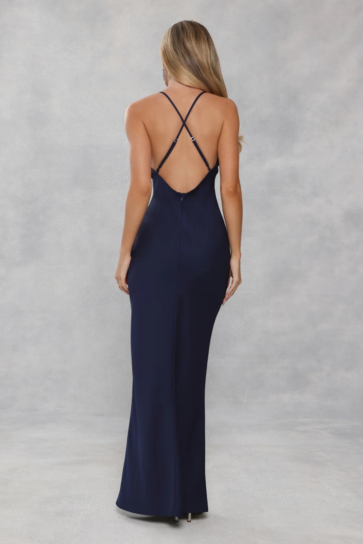Midnight Luxe Satin Maxi Dress Sage