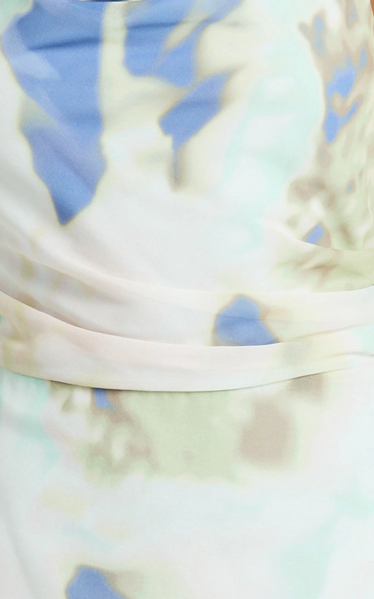Elouise Mini Dress - Halter Cowl Neck Dress in Hot House Orchid Print