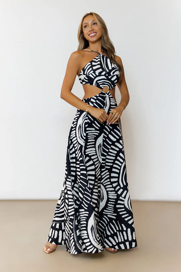 Sass After Sunset Maxi Dress Black