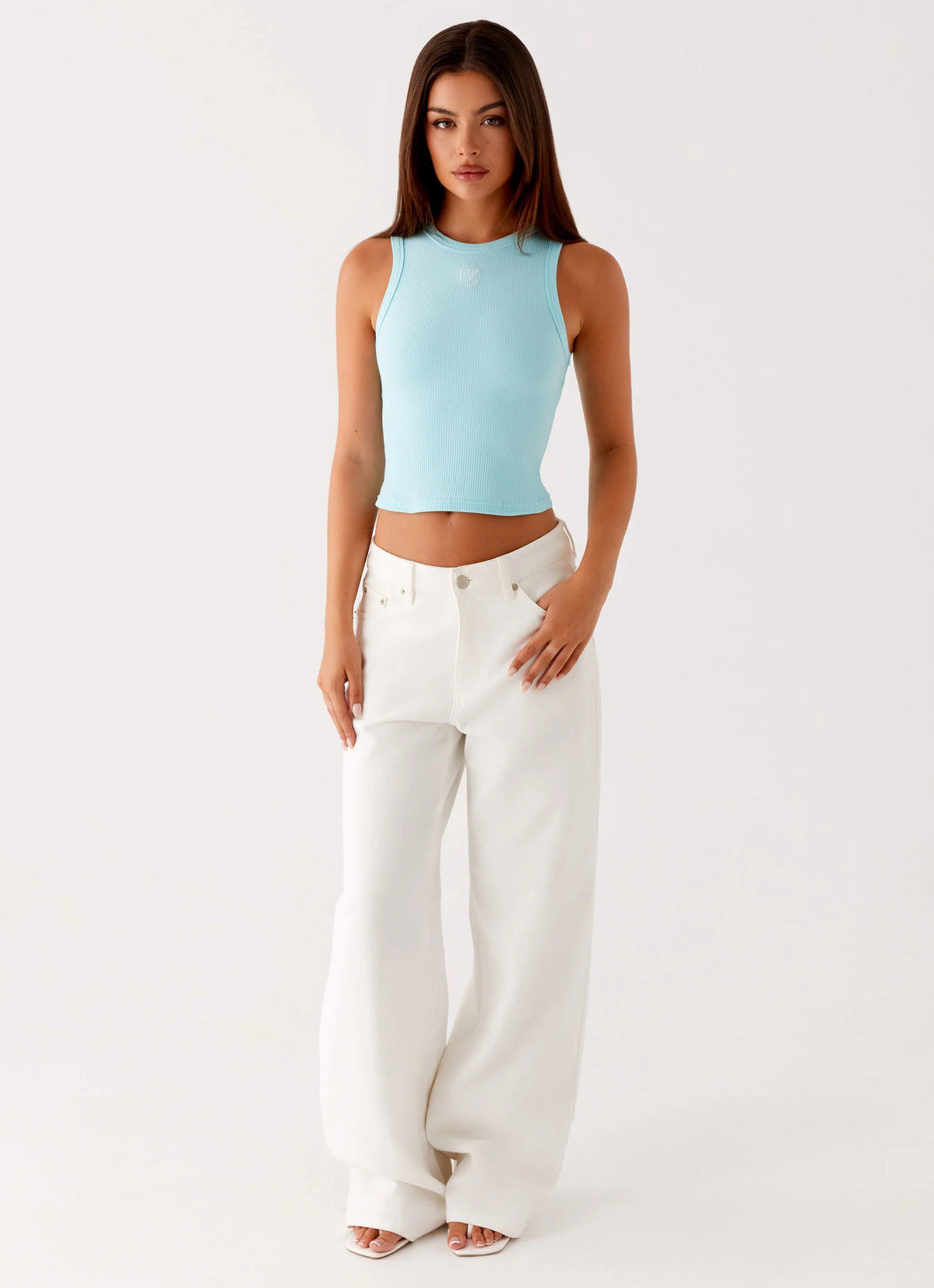 Veda Tank Top - Turquoise