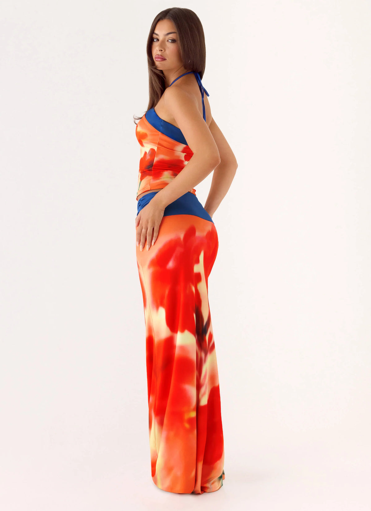 Fraser Maxi Skirt - Sunburnt Petal