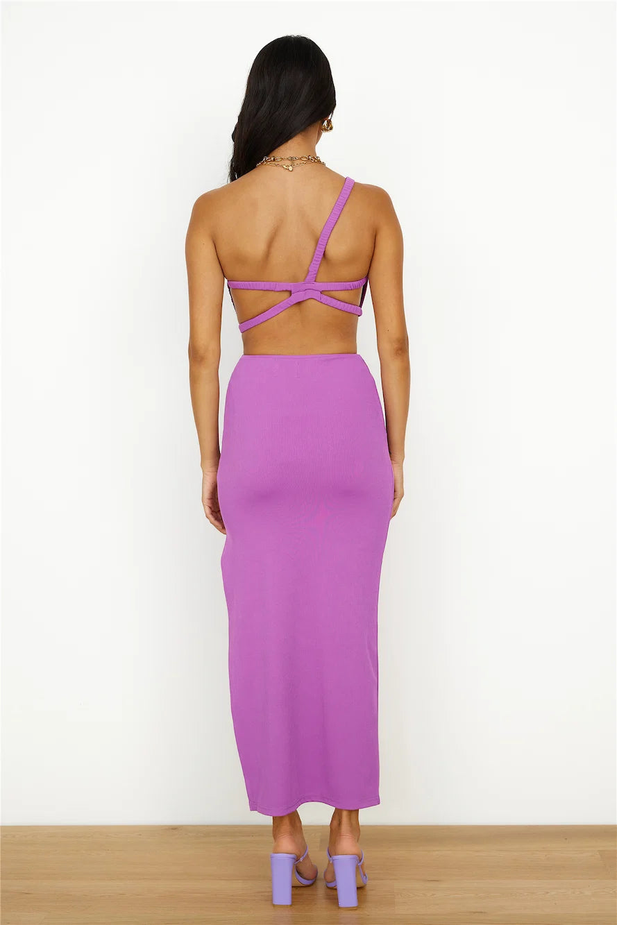 Sandy Retreats Maxi Dress Purple
